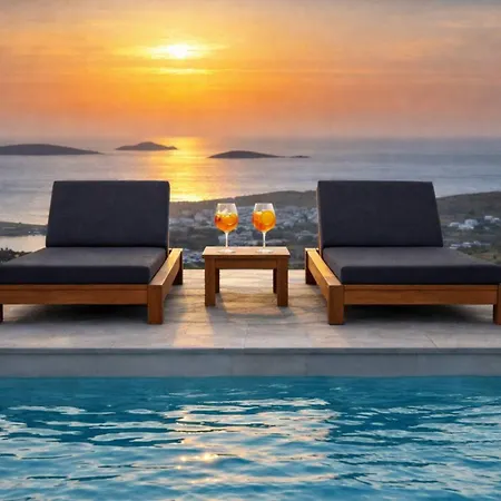 Aloe On The Rock With Private Pool & Sea View By Explore Andros Batsi (Andros)